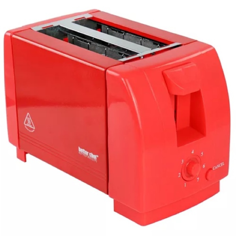 Better Chef Compact Two Slice Countertop Toaster in Red NIB - Picture 5 of 10